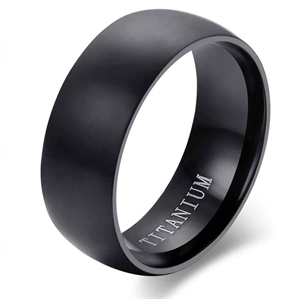 Titanium ring for men