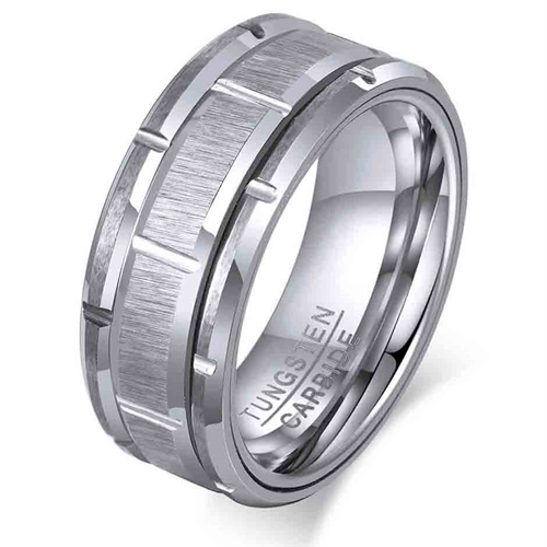 Zerbo tungsten ring in cool design
